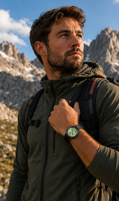 Montre Smartwatch GPS  Montre Militaire 2026