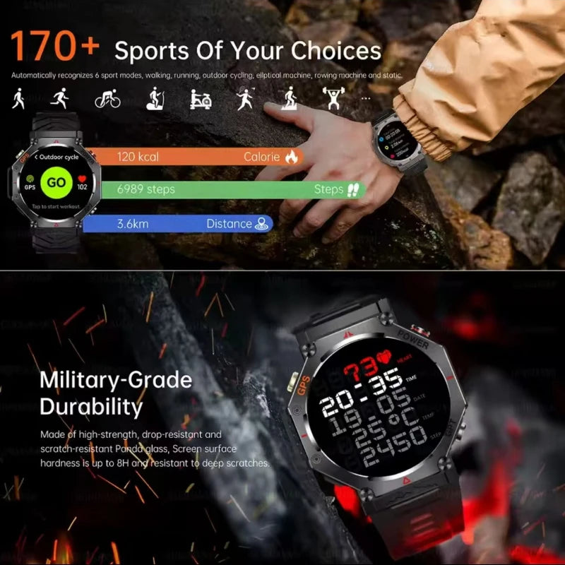 Montre Militaire T-Rex 3 Ultra — Smartwatch GPS