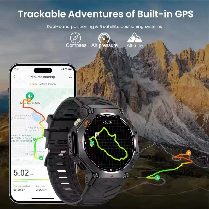 Montre Militaire T-Rex 3 Ultra — Smartwatch GPS