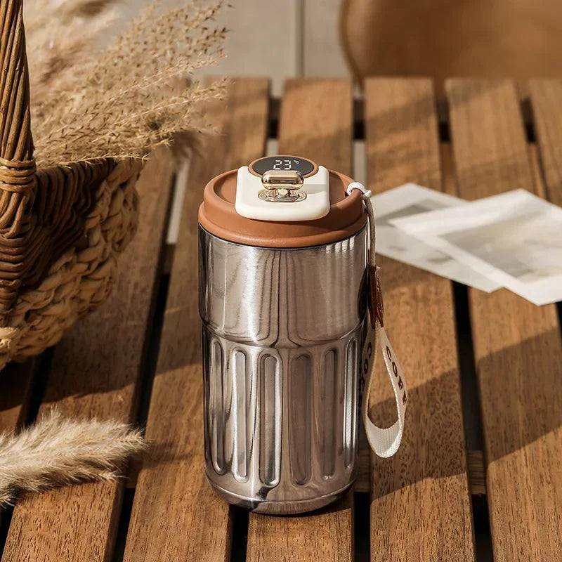 Tasse Thermos Intelligente LED — Acier Inoxydable 450ml