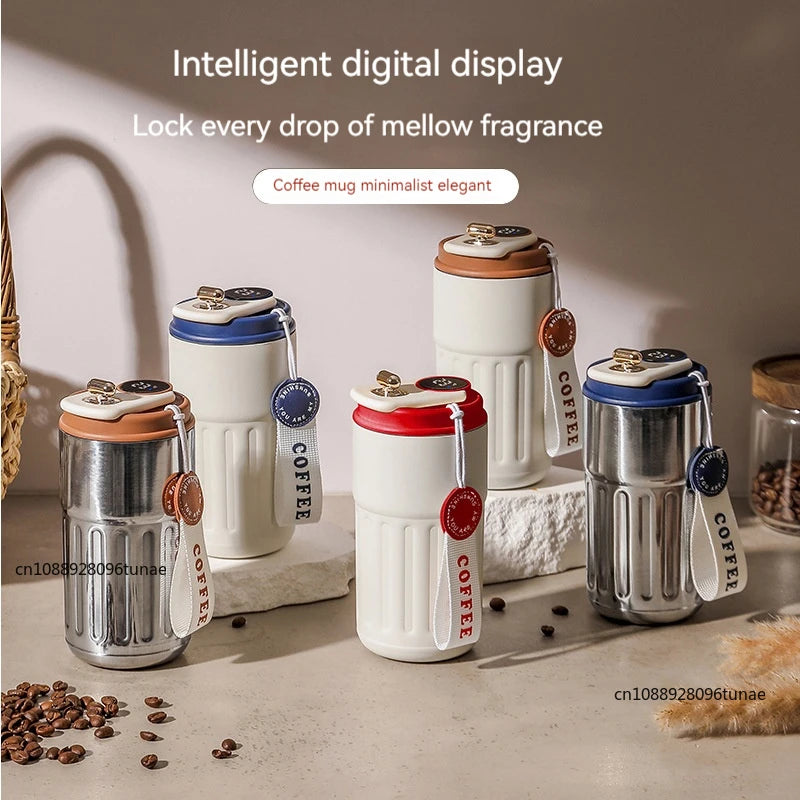 Tasse Thermos Intelligente LED — Acier Inoxydable 450ml