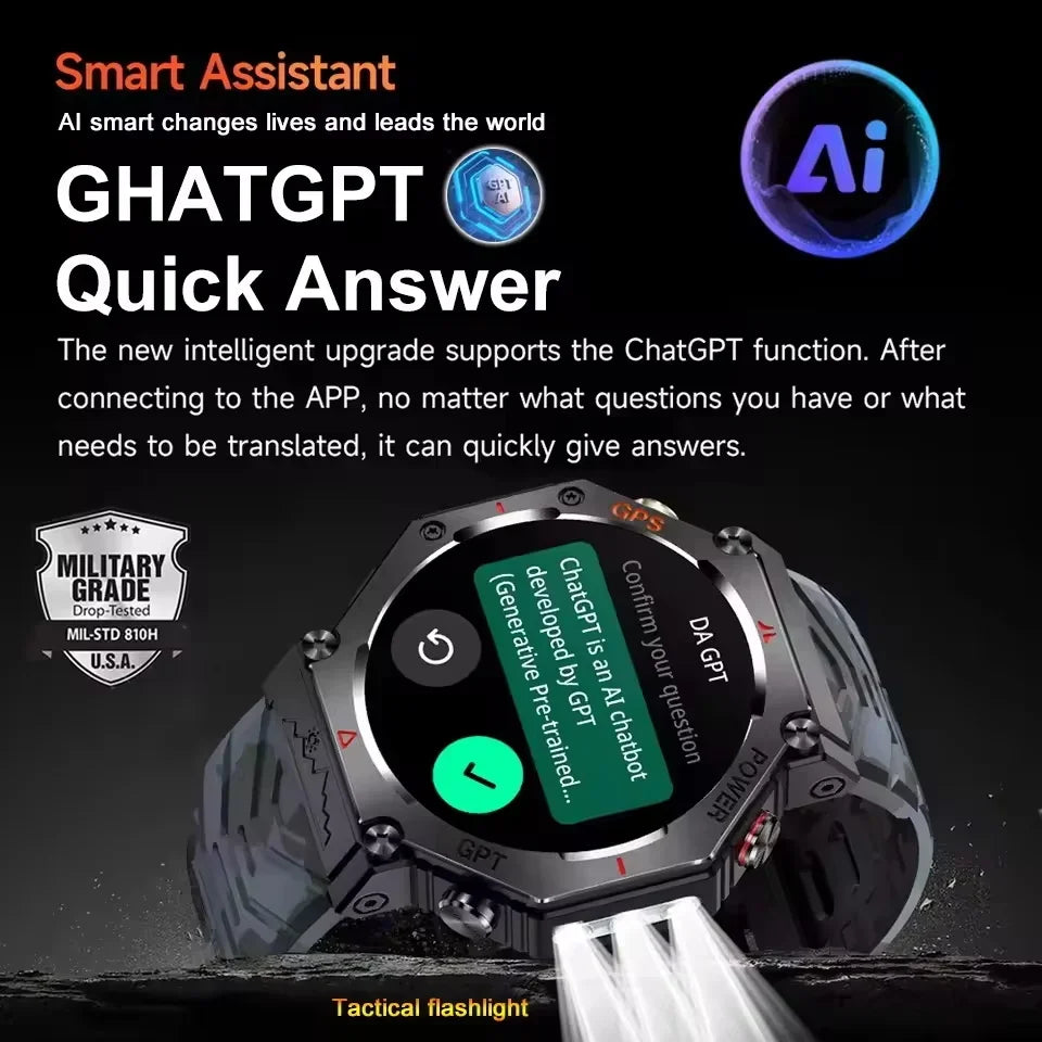 Montre Militaire T-Rex 3 Ultra — Smartwatch GPS