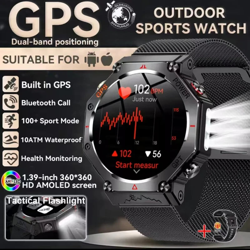 Montre Militaire T-Rex 3 Ultra — Smartwatch GPS