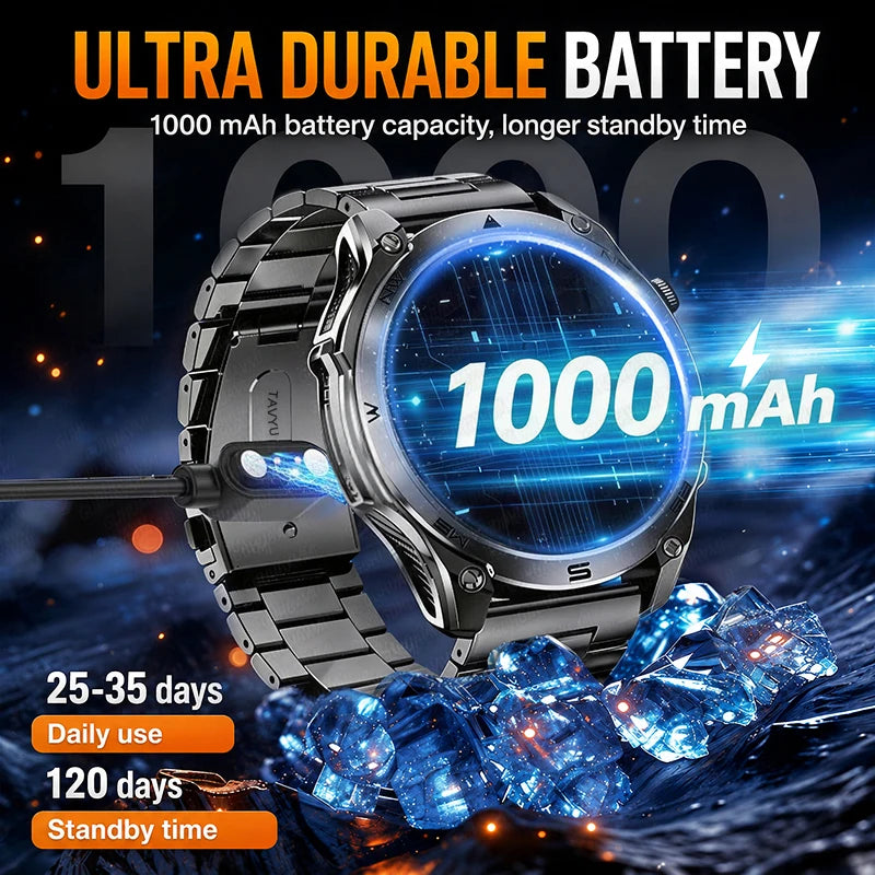 Montre Smartwatch GPS  Montre Militaire 2026
