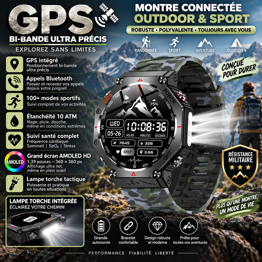 Montre Militaire T-Rex 3 Ultra — Smartwatch GPS